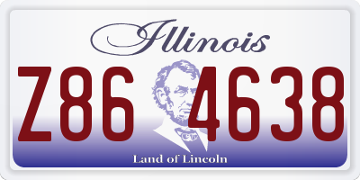 IL license plate Z864638