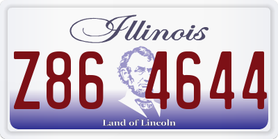IL license plate Z864644