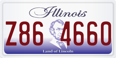 IL license plate Z864660