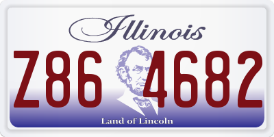 IL license plate Z864682