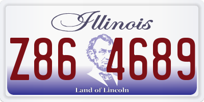 IL license plate Z864689