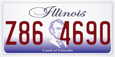 IL license plate Z864690
