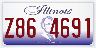 IL license plate Z864691