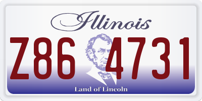 IL license plate Z864731