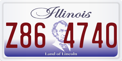 IL license plate Z864740