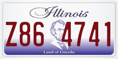 IL license plate Z864741