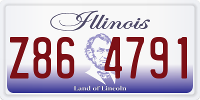 IL license plate Z864791