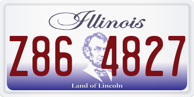 IL license plate Z864827