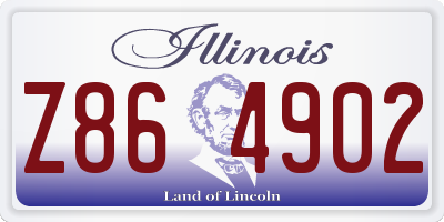 IL license plate Z864902