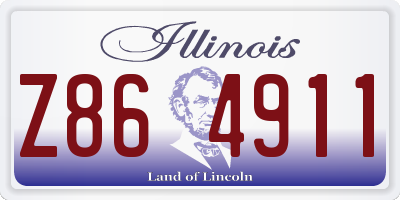 IL license plate Z864911