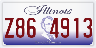 IL license plate Z864913