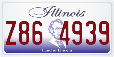 IL license plate Z864939