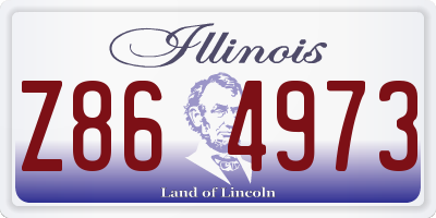 IL license plate Z864973