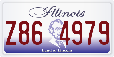 IL license plate Z864979