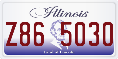 IL license plate Z865030