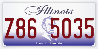 IL license plate Z865035