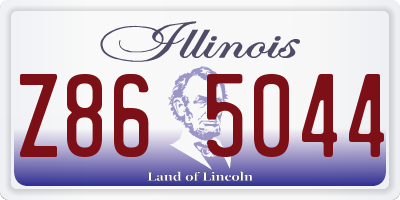 IL license plate Z865044
