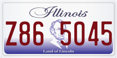 IL license plate Z865045