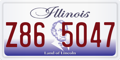 IL license plate Z865047