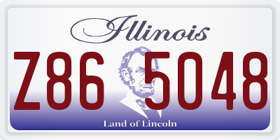 IL license plate Z865048