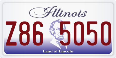IL license plate Z865050