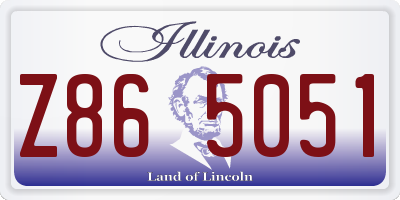 IL license plate Z865051