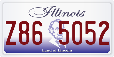 IL license plate Z865052