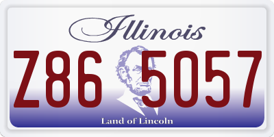 IL license plate Z865057