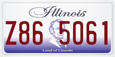 IL license plate Z865061
