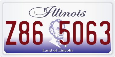 IL license plate Z865063