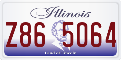 IL license plate Z865064