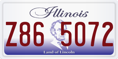 IL license plate Z865072