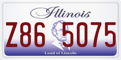 IL license plate Z865075