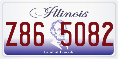 IL license plate Z865082
