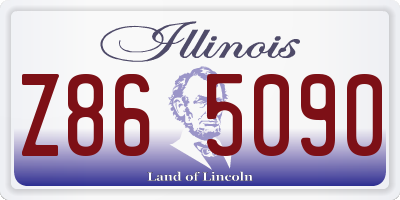 IL license plate Z865090