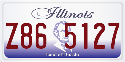 IL license plate Z865127
