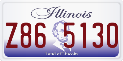 IL license plate Z865130