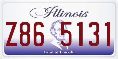 IL license plate Z865131