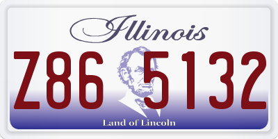 IL license plate Z865132
