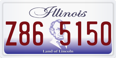 IL license plate Z865150