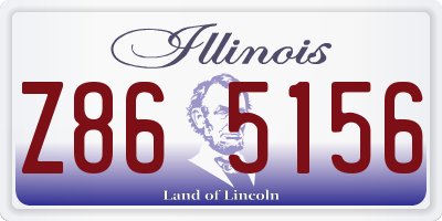 IL license plate Z865156