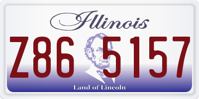 IL license plate Z865157