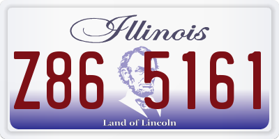 IL license plate Z865161