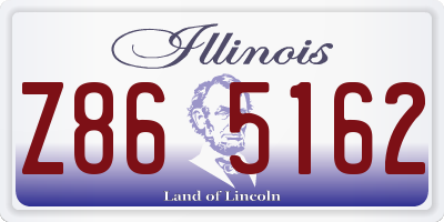 IL license plate Z865162