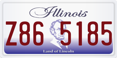IL license plate Z865185