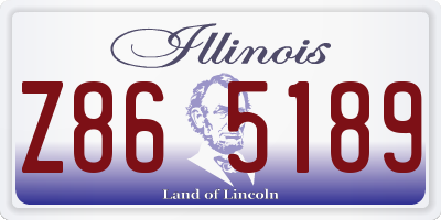 IL license plate Z865189
