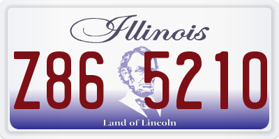 IL license plate Z865210