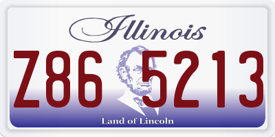 IL license plate Z865213