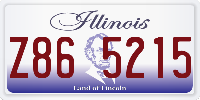 IL license plate Z865215