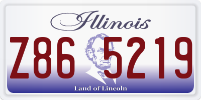 IL license plate Z865219